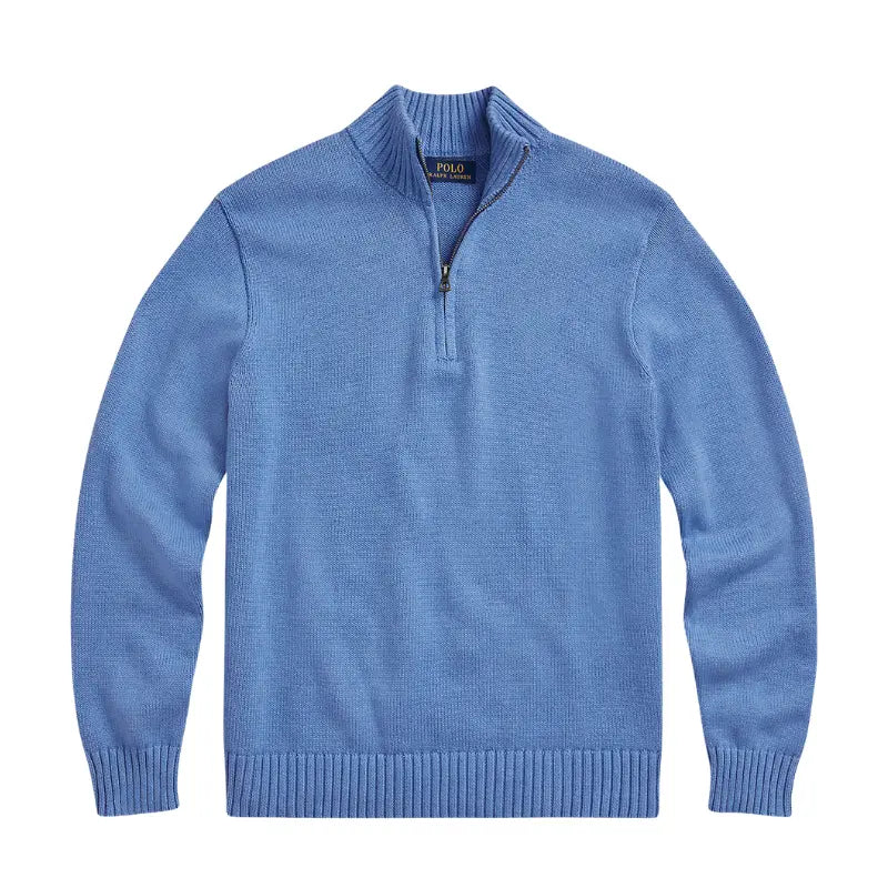 Polo Sweater With Zipper